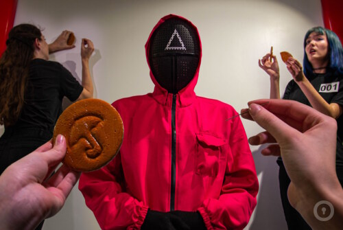 Экшн-игра Нерф-батл "Игра в кальмара"