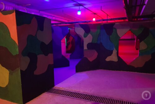 Экшн-игра Лазертаг "Военный бункер"